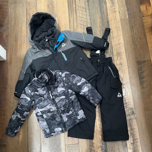 Gerry 3pc winter snow coat jacket bibs boy 5-6 - Picture 1 of 13
